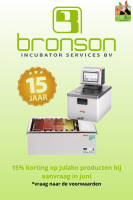 15% korting op Julabo producten