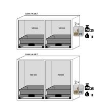 Asecos SL-Classic-UB 1100 MM - uitrustingspakket 1