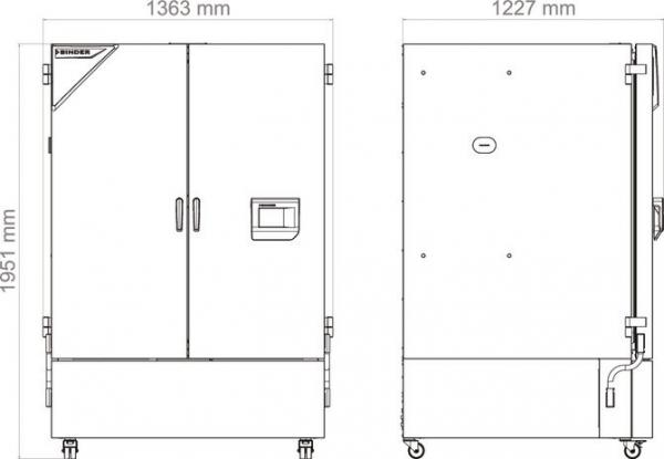Binder KBF PRO-1060 klimaatkast