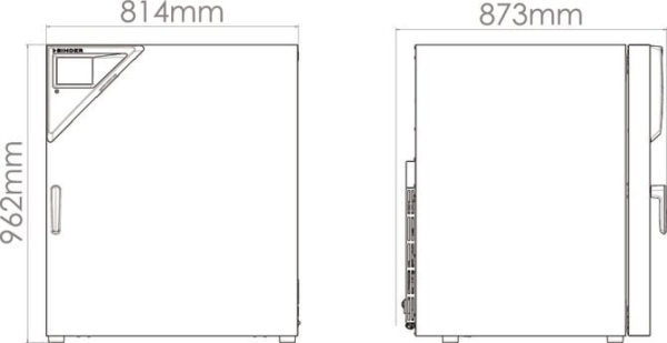BINDER M260 - 400V Droogstoof 256 liter