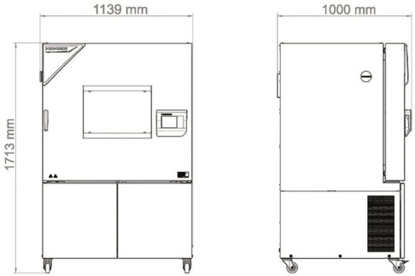 BINDER MK 240 dynamische klimaatkast (CO₂-koeling)