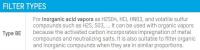 Carbon BE-Filter t.b.v. Cruma werkbank
