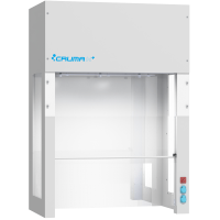 Cruma zuurkast met werkblad van gehard glas