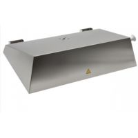 Opklapbaar baddeksel van roestvrij staal