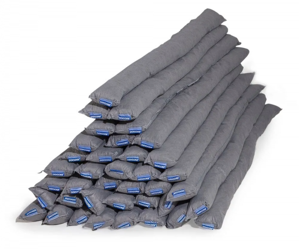 DENSORB universele absorptiemiddelslangen om lekken op te vangen, lengte 1,2 m, 20 stuks