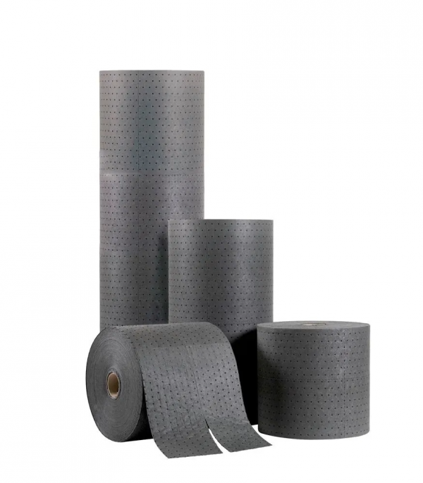 DENSORB universele absorptierollen, Economy Single, zwaar, 38 cm x 45 m, 2 stuks
