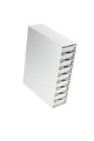 Snijders - Aluminium storage racks incl. drawers with grip: 9 drawers for 27 boxes, max. height 57 mm