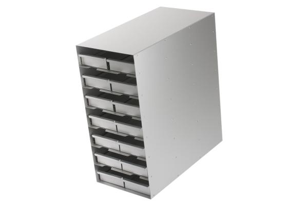 DSA-D27844-13 Aluminium storage racks incl. drawers with grip:
