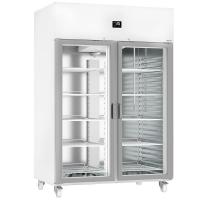 Effimed LR-1400 Perfect Line – 1220L koelkast met dubbele glasdeur en inox interieur