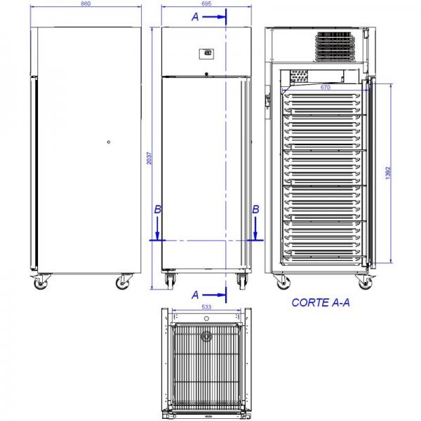 effimed LR-600 Perfect Line Solid Door
