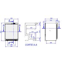 Effimed VFV-200 Perfect Line - 130L compacte -22 °C vriezer