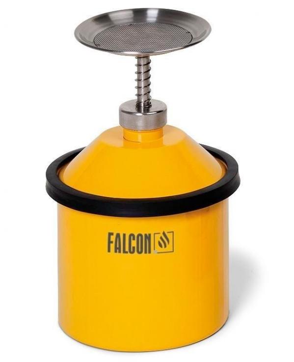 Falcon plunjerkan 2.5 liter - verzinkt staal