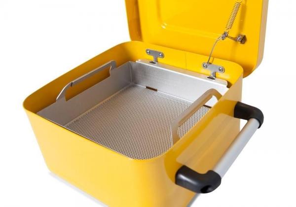 Falcon cleaning station 8 liter - verzinkt staal