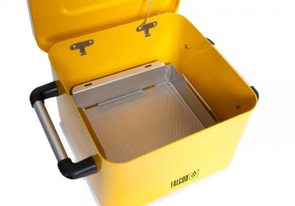 Falcon cleaning station 8 liter - verzinkt staal