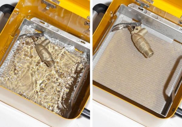 Falcon cleaning station 8 liter - verzinkt staal