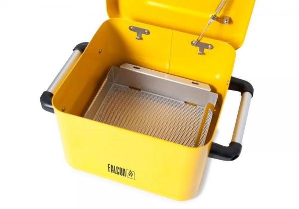 Falcon cleaning station 8 liter - verzinkt staal