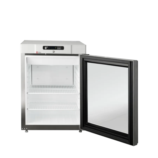 GRAM G+ Compact GR200 Glasdeur Koelkast RVS