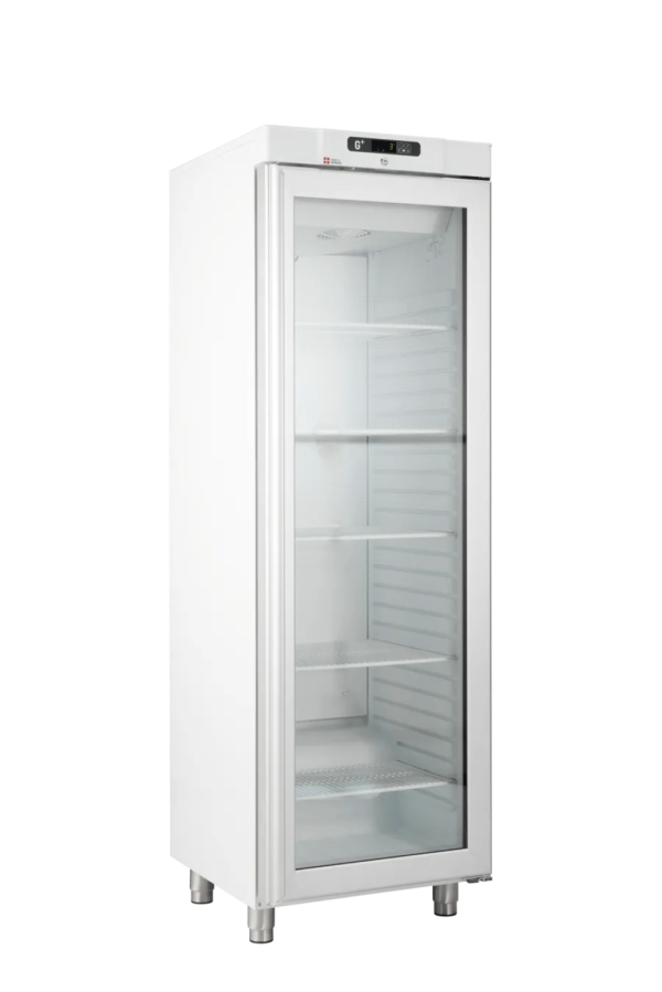 GRAM G+ Compact GR400 Glasdeur Koelkast Wit