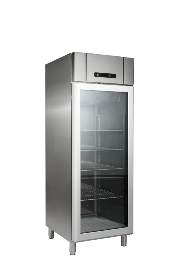 GRAM G+ Compact GR600 Glasdeur Koelkast RVS