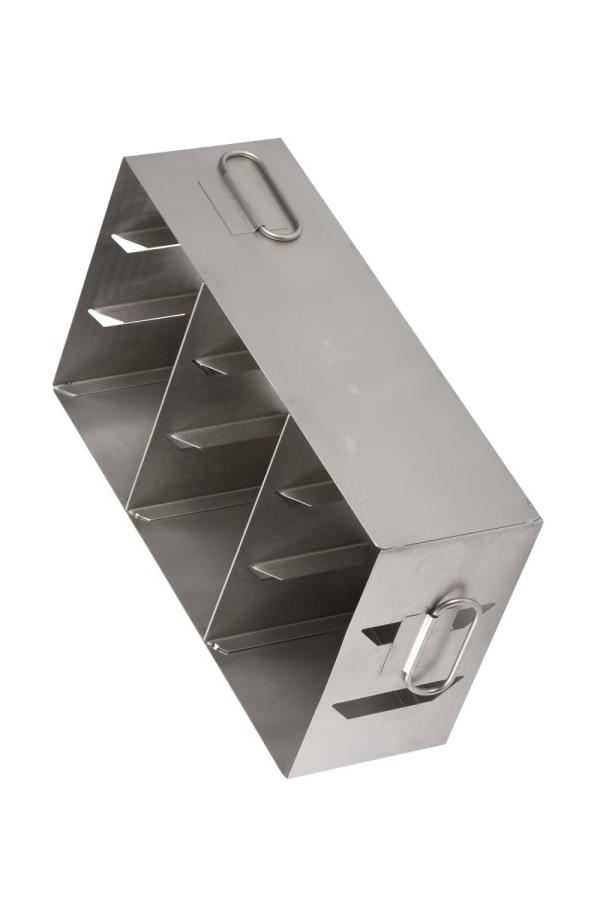 Snijders - Stainless Steel storage racks for 9 boxes, max. height 76 mm
