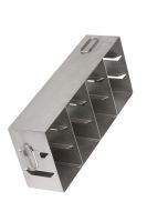 Snijders - Stainless Steel storage racks: for 12 boxes, max height 76mm
