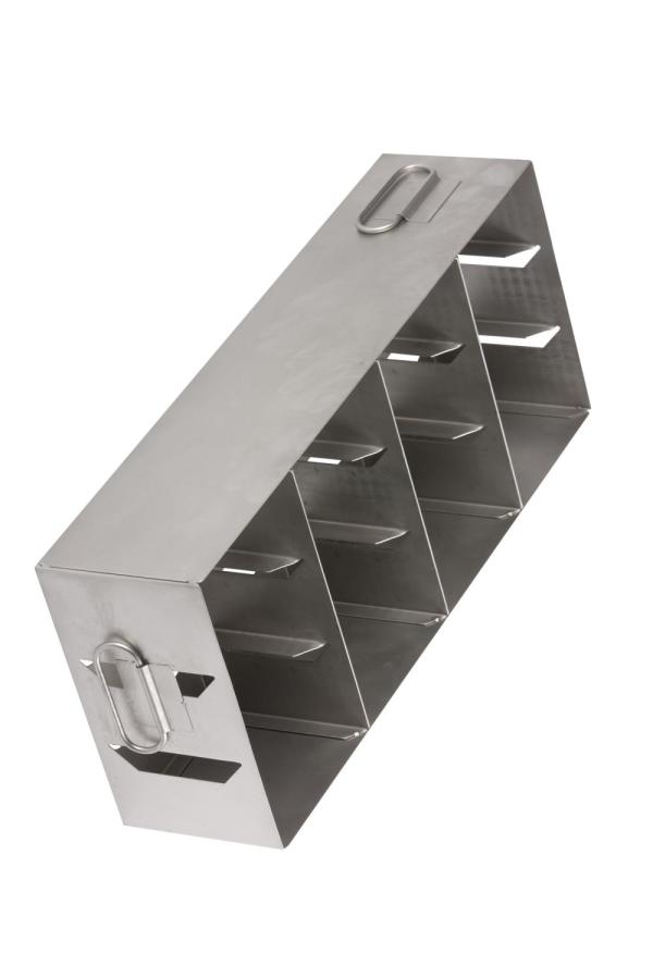 Snijders - Stainless Steel storage racks: for 12 boxes, max height 76mm