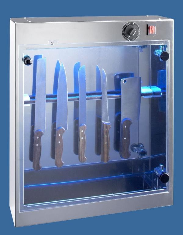 Kleine messen sterilisatie kast met magneet houder en UV