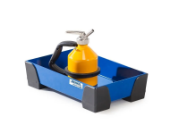 Kleinverpakkingenbak classic-line van staal, gelakt, z. perforatieplaat, 5 liter, 250x400x95