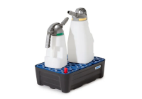 Kleinverpakkingenbak pro-line van polyethyleen (PE), met PE rooster, 30 liter, 592x400x185