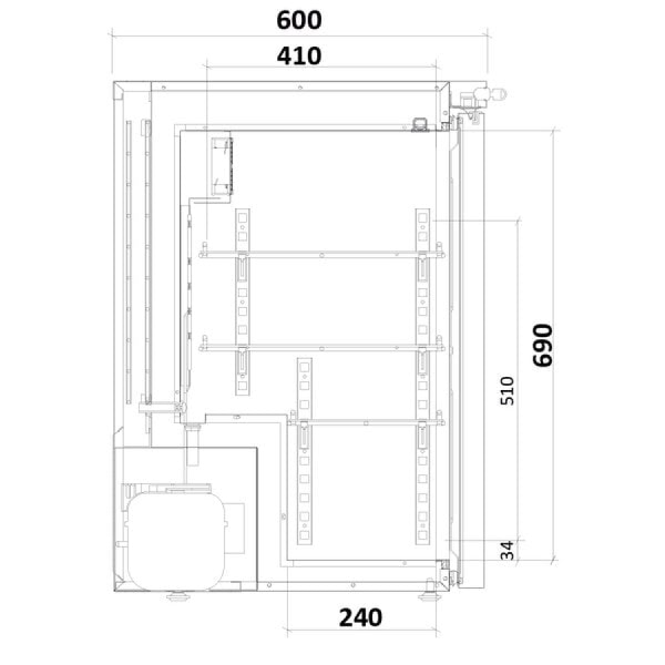 Medifridge MF 140L-GD LAB koelkast