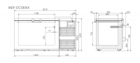 MDF-DC500VX-PE TwinGuard ULT-Vriezer