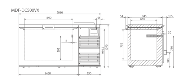 PHCBI MDF-DC700VX TwinGuard ULT Vrieskist (-86°C)