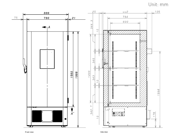 PHCBI MDF-DU503VXH TwinGuard ECO ULT Vriezer (-86°C)