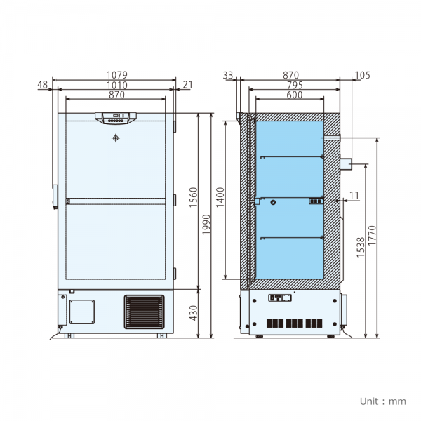 MDF-DU702VHW-PE VIP ECO ULT-Vriezer