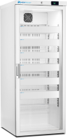 Medifridge MF 350L-GD-DR6 +DIN medicijnkoelkast met glasdeur en 6 lades