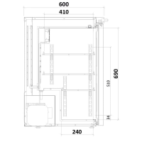 Medifridge MF140L-CD-DR3 +DIN medicijnkoelkast met 3 lades