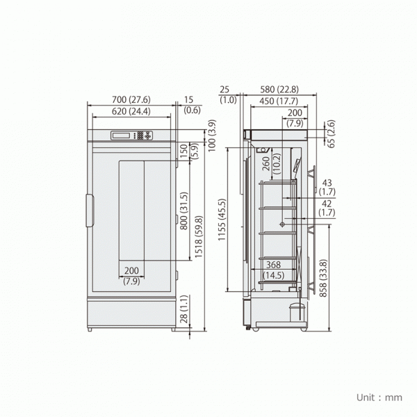 MIR-254-PE gekoelde incubator