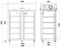 Medifridge MLRA1400-G Medgree Laboratorium koelkast
