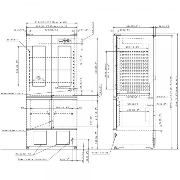 PHCBI MPR-N450FH-PE Combi Laboratorium
