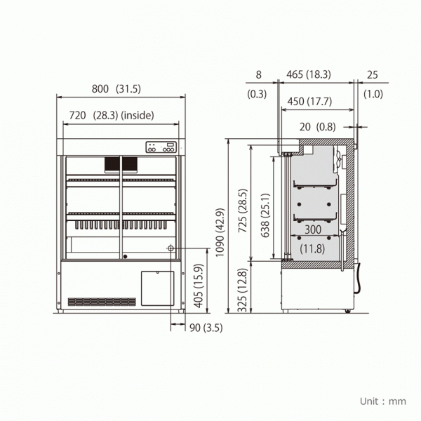 MPR-S163 Farmaceutische Koelkast