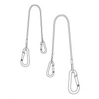 Optional hanger chain & carabiners RX series