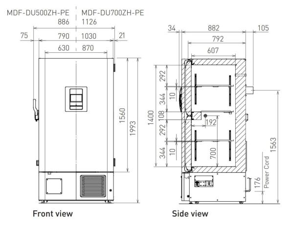 PHCBI MDF-DU500ZH FrostLess ULT Vriezer (-86°C)