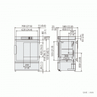 PHCBI MIR-154-PE koelbroed-stoof