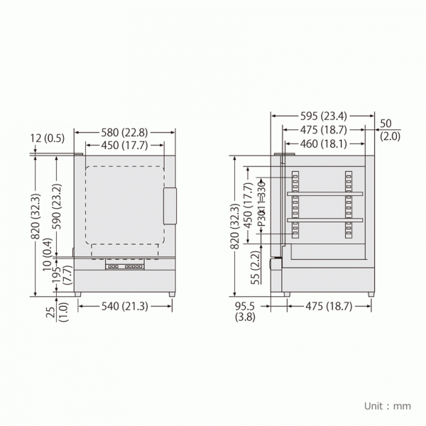PHCBi MIR-H163-PE Broedstoof