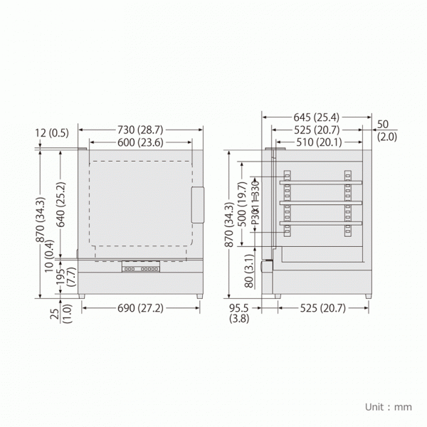 PHCBI MIR-H263-PE broedstoof