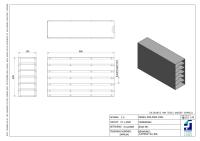 Snijders - Aluminium storage racks incl. drawers with grip: 6 drawers for 24 boxes, max. height 50 mm