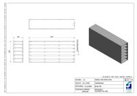 Snijders - Aluminium storage racks incl. drawers with grip: 6 drawers for 30 boxes, max. height 50 mm