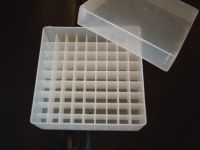 Snijders - POLYPROPYLENE BOXES for 81 vials diameter 12,5mm transparant