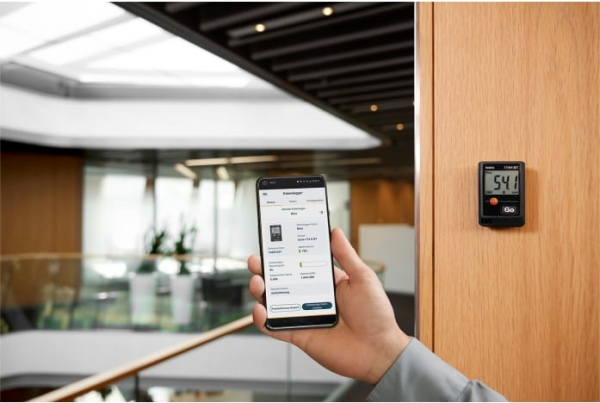 testo 174 H BT - Mini-datalogger voor temperatuur en vochtigheid met Bluetooth® en app-koppeling