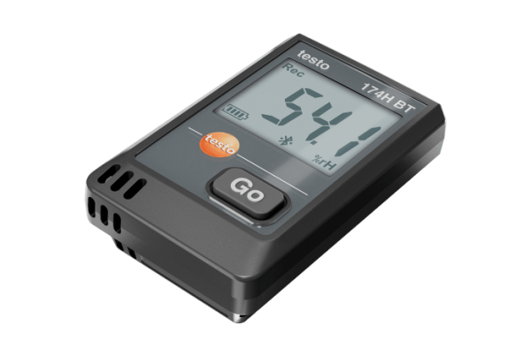 testo 174 H BT - Mini-datalogger voor temperatuur en vochtigheid met Bluetooth® en app-koppeling